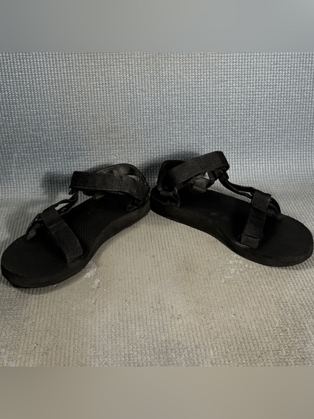 Teva Strappy Nylon Original Universal Urban Women’s Sandals Black Size 8 - Picture 4 of 9